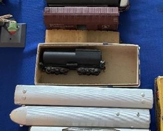 Antique train items