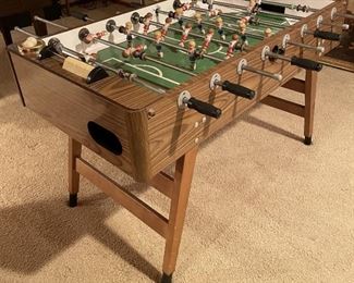 Vintage foosball table