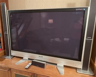 Panasonic TH-58PX60U plasma tv and sound system