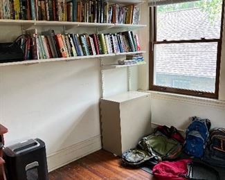 Office, books, backpacks 