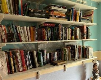 Bedroom books sci-fi and graphic novel