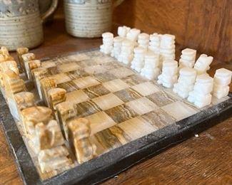 Marble chess set (small)