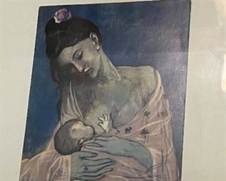 Nursing mother painting