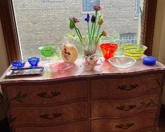 Beautiful glass flowers