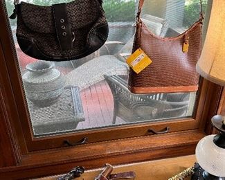 Samurai swords and coach purses