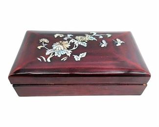 Mother of Pearl Inlaid Dresser Box