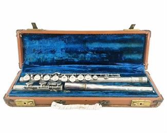 Vintage L Berthiot Flute With Case