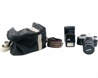 Vintage Nikon Camera With Bag/Accessories