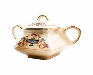 Martha Washington S.C. Co Porcelain Sugar Bowl
