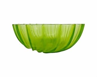 Vintage Light Green Glass Bowl