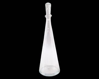 Clear glass Decanter