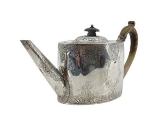 Antique George The III Sterling Silver Teapot