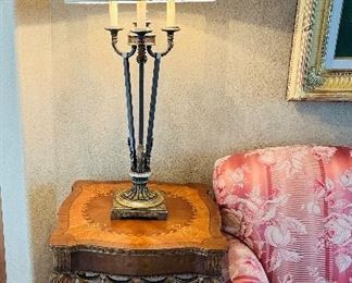 Antique French Accent Table. Love.