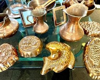 Vintage Copper Tins.