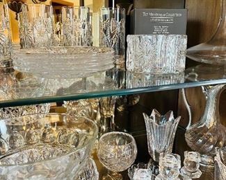 Waterford, Lalique, Swarovski Crystal, Daum, Steuben.
