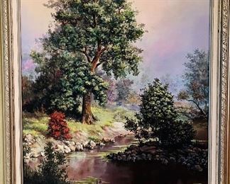 28x22 Landscape. Oil on Canvas. 