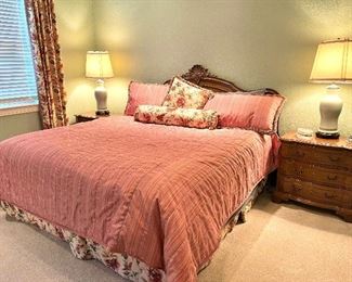 King Size Bed with Matching Night Stands ~ Louis Shanks.