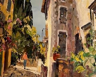 Cybele Atelier “Rue de Village.” 14x10.5. Love.