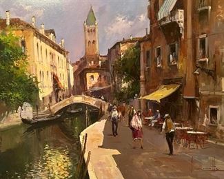 Claudio Simonetti “Venice” 24x36. 