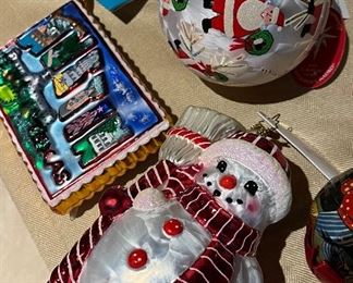 Radko Ornaments. Shiny.