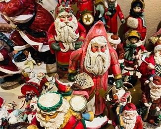 House of Hatten Vintage Santas. 