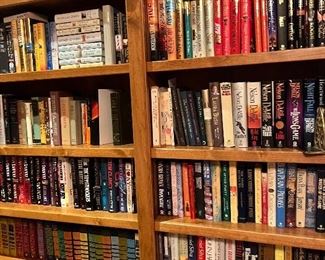 Books. Lots of Romance, Suspense, Classics. 