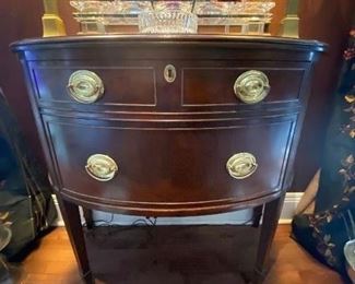 Demilune 3 drawer Batesville furniture piece.  Excellent condition