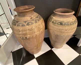 Pottery urns