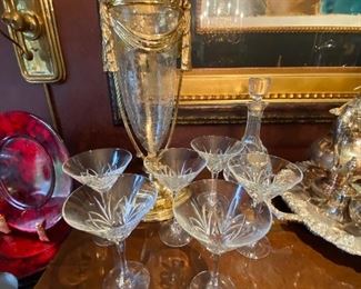 Waterford Marquis Martini glasses.   Set of 6