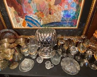 Waterford crystal pieces