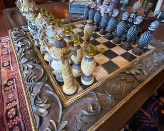 Chess set details