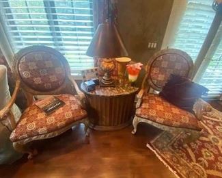 Pair of accent of chairs