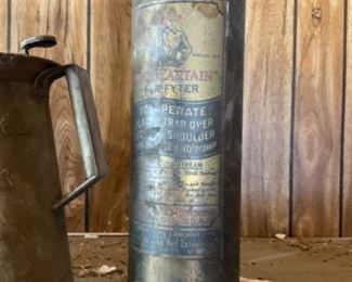 Vintage BRASS "Fire-Gun No. 2." FIRE EXTINGUISHER
