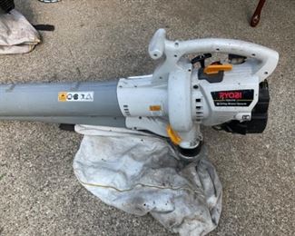 Ryobi mulching, blower, vacuum model 74dB(A)