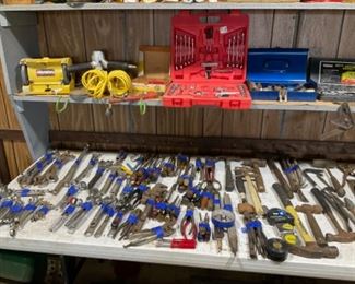 Assorted hand tools