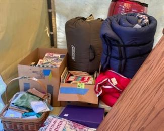 Sleeping Bags and Quilting & Craft Supplies