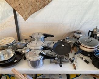Variety of Pots and Pans