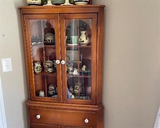 1950s corner cabinet