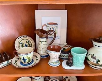 English pottery pieces