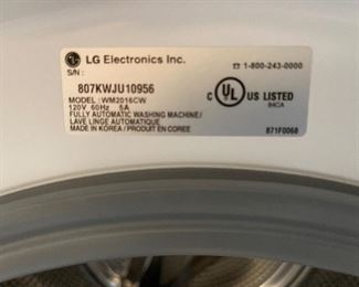 LG serial number