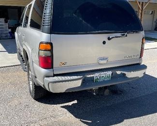 2004 Chevrolet 5.2 engine, SUV with 165,900 miles, has been inspected, no major issues found, Vin # 1GNEK13Z64R290317, asking $6,000