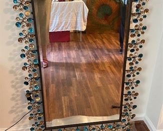 Bead art mirror