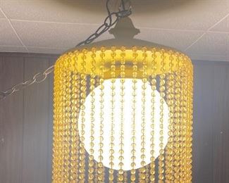 MCM Beaded Swag Hanging Light