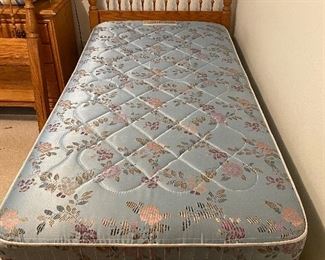 Twin Bed- Headboard, Mattress, Box Springs & Bed Frame