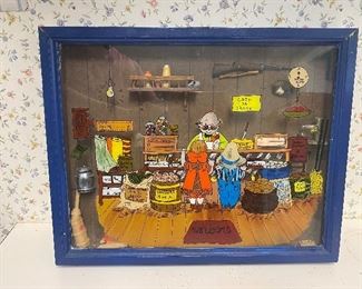 Vintage Shadow Box Picture