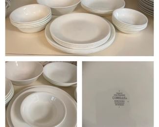 Corelle White Dinnerware 26pc