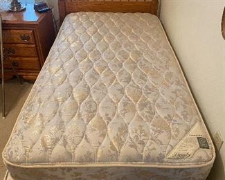 Twin Bed- Headboard, Mattress, Box Springs & Bed Frame