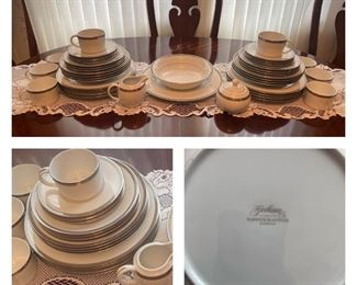Gorham Warwick Platinum Dinnerware - Service for 8 45pc Set
