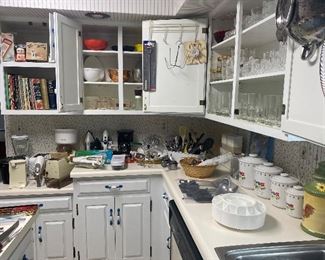 Cookbooks, Small Appliances, Kitchen Utensils, Canisters