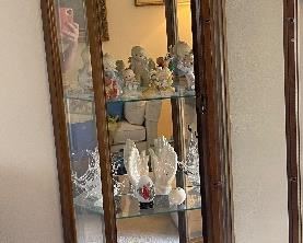 Curio Cabinet; Precious Moments; Figurines